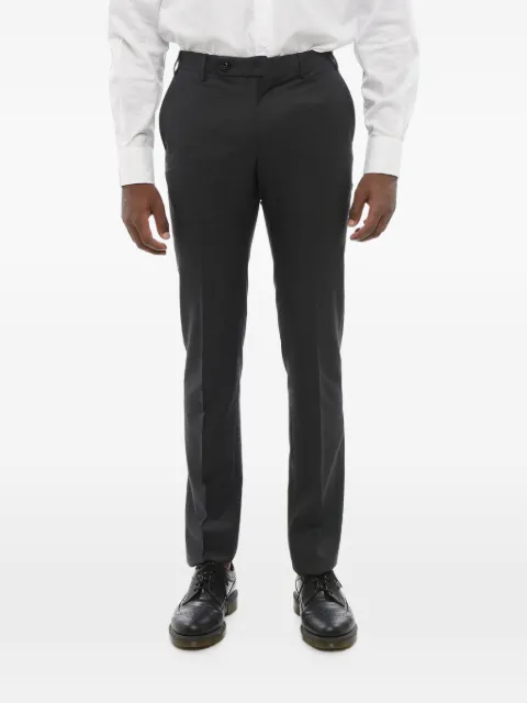 Corneliani Academy pressed-crease trousers Grey 8352799118060013
