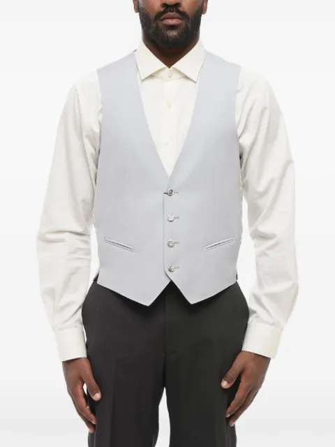 Corneliani single-breasted wool waistcoat Grey 85CZ350138054026