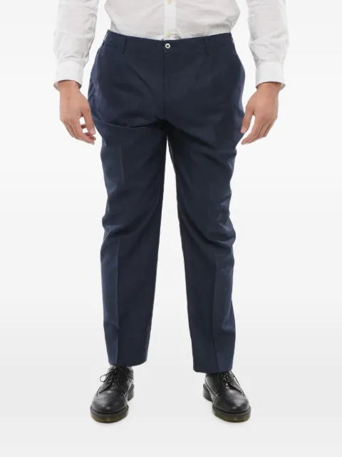 Corneliani unlined belt-loop trousers Blue 8142228114160004