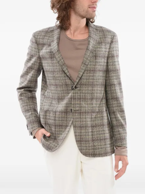 Corneliani patterned wool blazer Neutrals 82XR478836328030