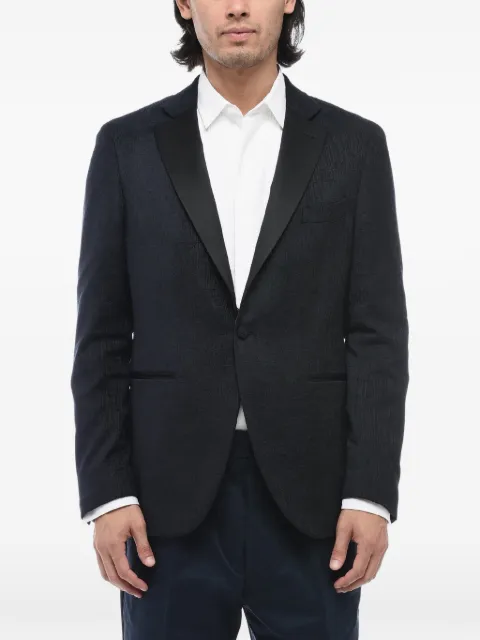 Corneliani single-breasted blazer Blue 856Z170167111001