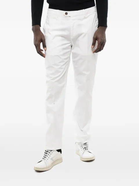 Corneliani belt-loops trousers White 854ER10120168028