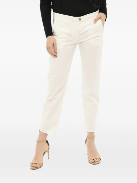 Woolrich ankle-slit trousers White COWWPAN1240UT151