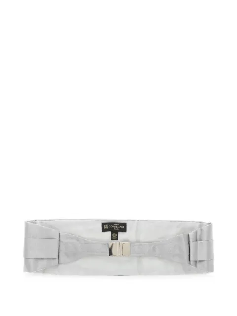 Corneliani silk cummerbund Grey 71HFB73120601003