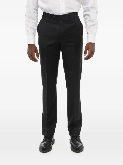 Corneliani Mantua virgin wool trousers Black 7058002118158