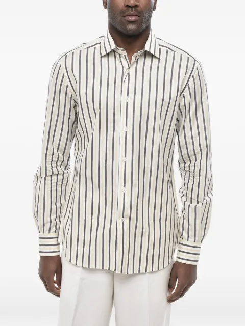 Corneliani striped shirt White 84P1009811344030