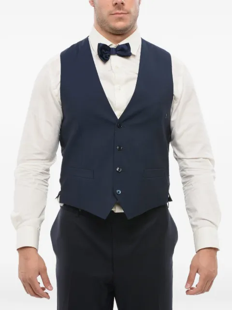 Corneliani four-button waistcoat Blue 91CT053194135002