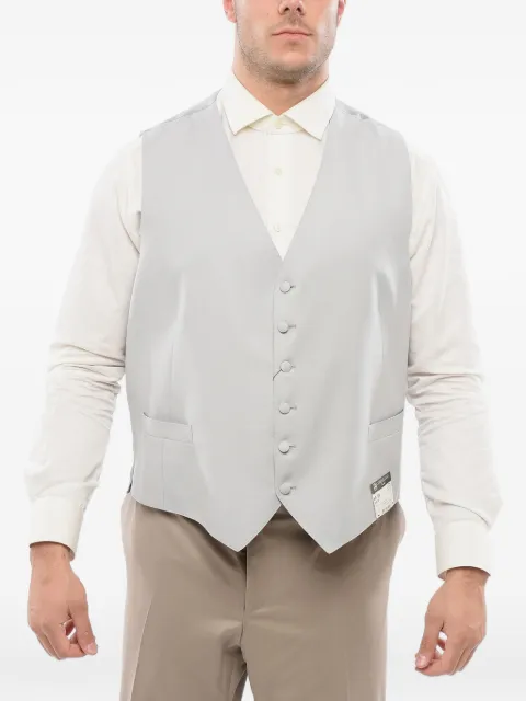 Corneliani Mantua single-breasted waistcoat Grey 76C8326118054026