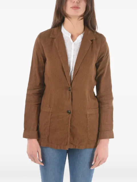 Woolrich pinstriped single-breasted blazer Brown COWWBLZ0247UT150