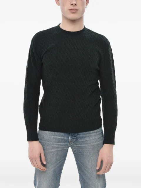 Paolo Pecora textured-knit wool sweater Green 24IC1M0A048F0045791