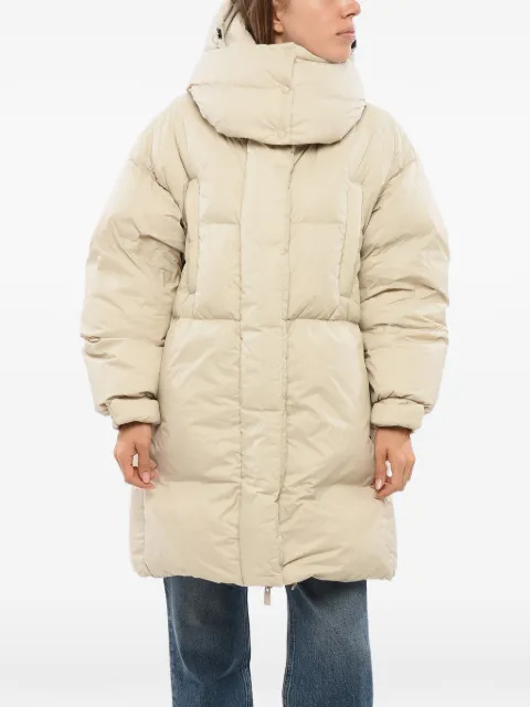 Bacon detachable-hood padded coat Neutrals BACPIGIA558BAC080