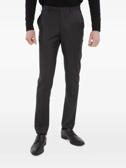 Corneliani belt-loops tailored trousers Grey 765Z2ZH0008233013