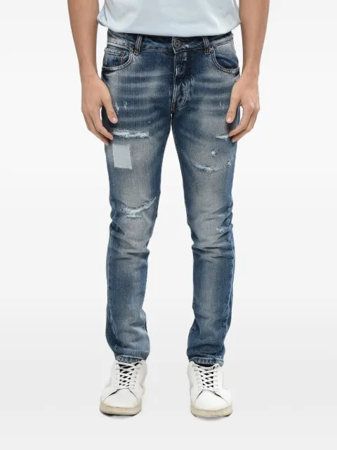 John Richmond distressed-effec jeans Blue UMP24239JE