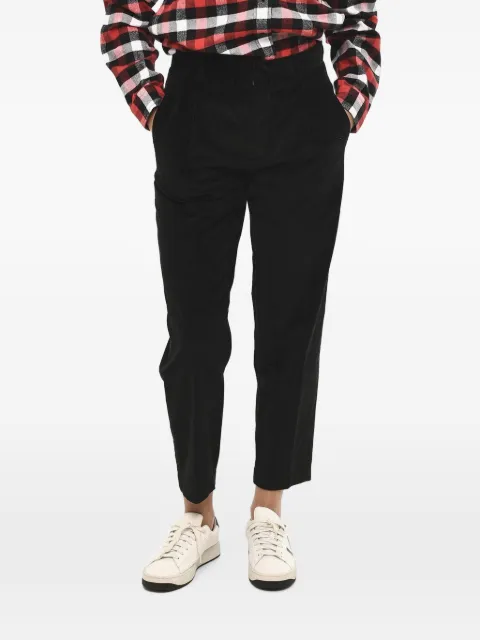 Woolrich pleated ribbed trousers Black CFWWTR0099FRUT2905
