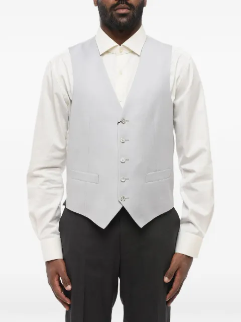 Corneliani single-breasted wool waistcoat Grey 85CR320138054026