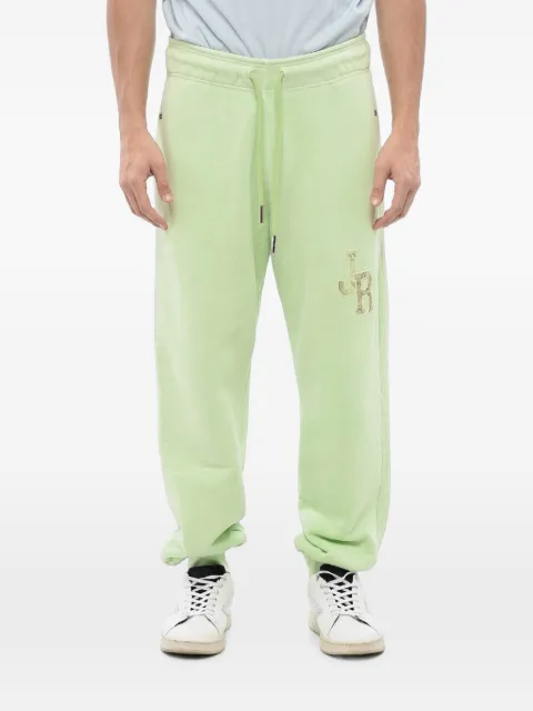 John Richmond embroidered-logo track pants Green RMP24014PA