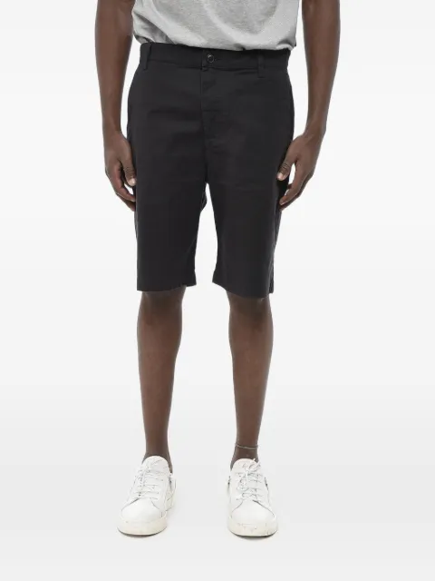 Diesel embroidered-logo stretch-cotton shorts Black A13975RIPAW900