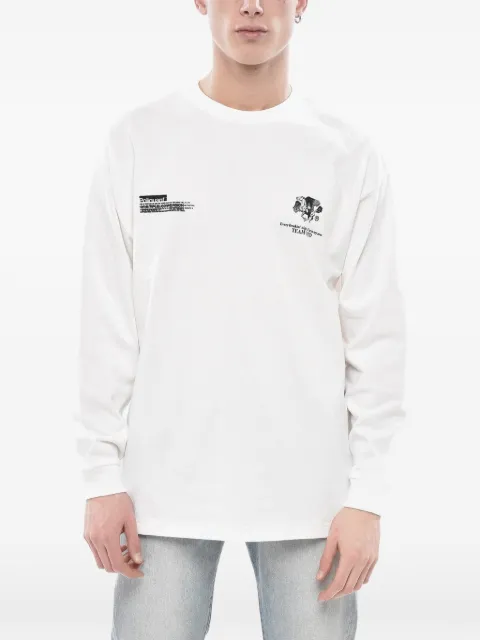 Children Of The Discordance contrast-print crew-neck T-shirt White COTDCS010WHITE