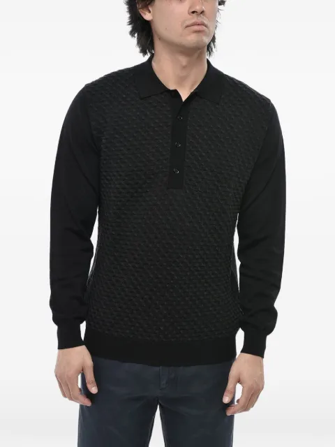 Paolo Pecora polo-collar sweater Black 24IC1M0A027F0019000