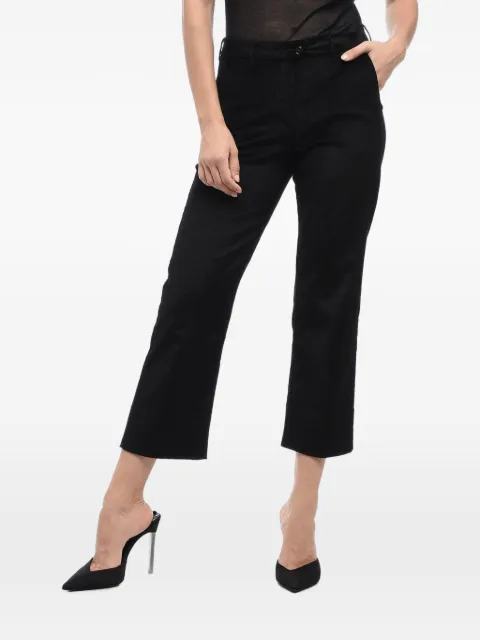 Woolrich corduroy cropped trousers Black CFWWTR0065FRUT238