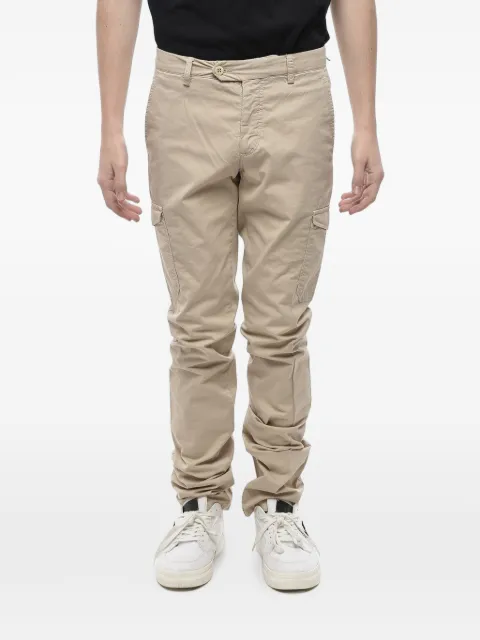 Corneliani slim-fit cotton cargo trousers Neutrals 69C47G82170152036