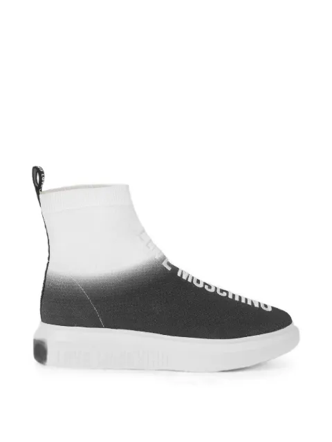 Moschino Love Moschino logo-embroidered sneakers Black JA15274G1EIZ