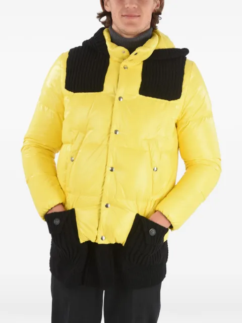 Bark B Rules quilted-design jacket Yellow BBR010101