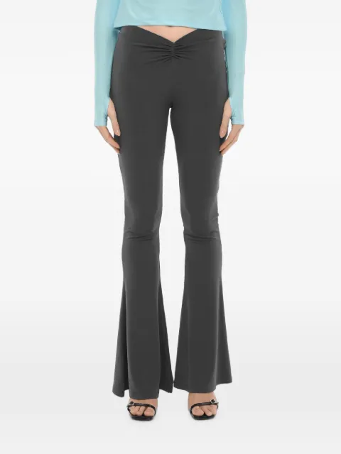 THE ANDAMANE ruched bootcut trousers Grey TM140408BTJP107