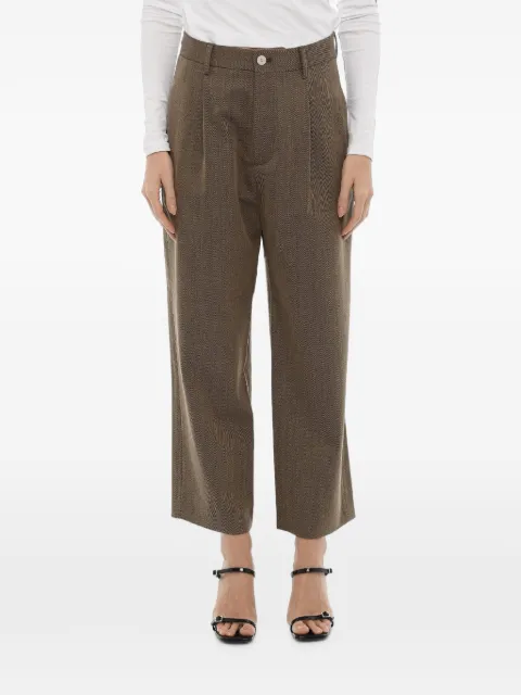 Sibel Saral pleated trousers Brown FRITZPANTSBROWNTW