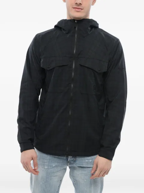 Woolrich Mesh hooded jacket Blue CFWJOU0054MRUT2755B6