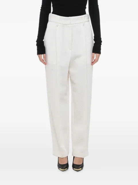 Forte Forte pleated-front tailored trousers Neutrals 88150