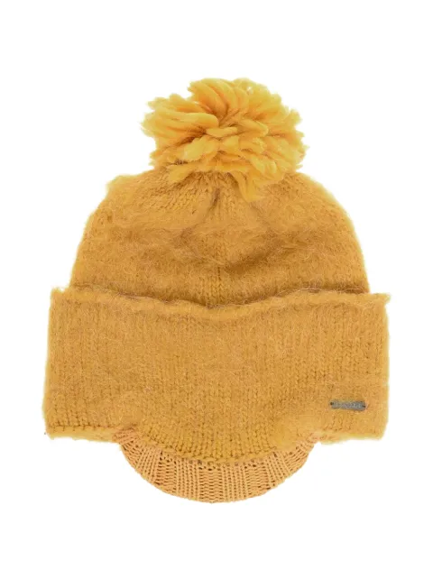 DSQUARED2 pom-pom visor beanie hat Yellow KNM010301A05745