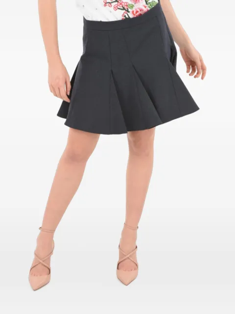 Diesel pleated-detail mini skirt Grey 00SMW7BG397900