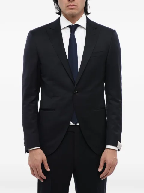 Corneliani peak-lapel single-breasted jacket Blue 8560920118126001