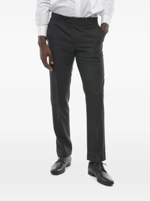 Corneliani Mantua virgin wool trousers Grey 7858006818060013