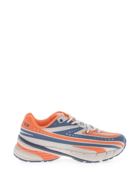 Diesel D-Airspeed striped lace-up sneakers Orange Y03436P6909HA490