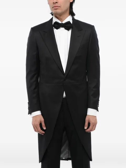 Corneliani Mantua peak-lapel jacket Black 8368919117122015