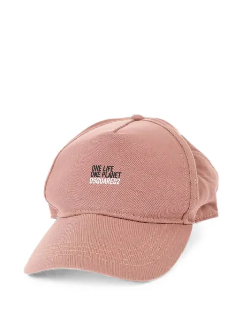 DSQUARED2 logo-print cap Pink S82BC0639SJ05C05352FW226069