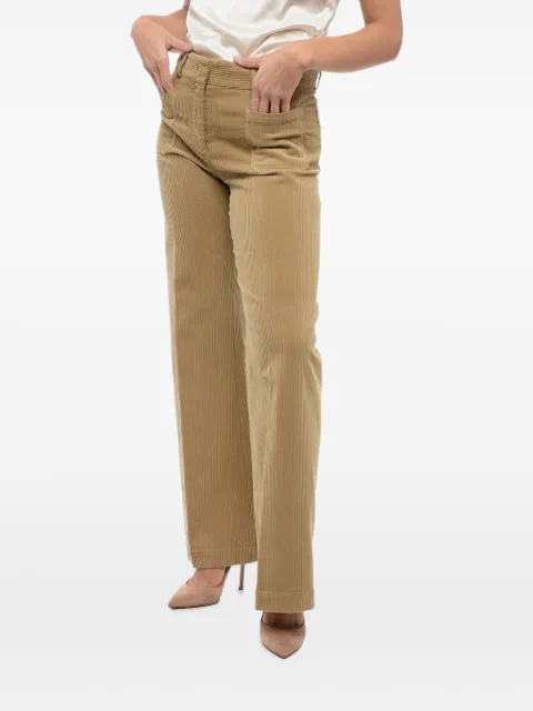 QL2 patch-pocket corduroy trousers Neutrals 59045318