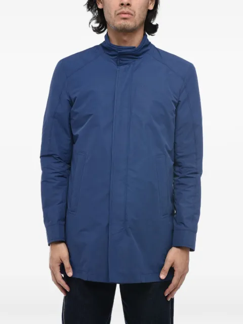 Corneliani side-pocket trench coat Blue 7925X77120137008