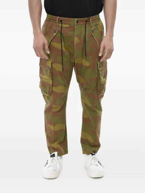 DSQUARED2 camouflage-print cargo pants Green S74KB0470S53306