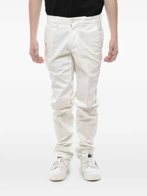 Corneliani cotton twill chino trousers White 794EL57120167028