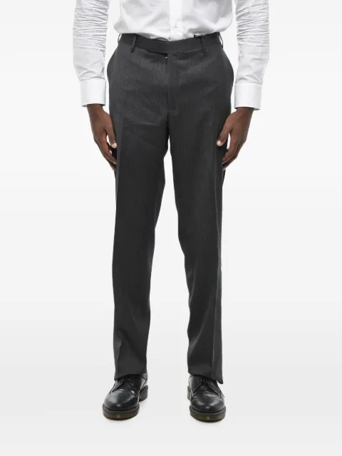 Corneliani flat-front wool trousers Grey 845Z2Z9988240022