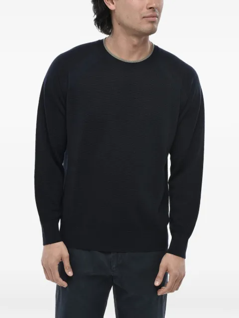 Paolo Pecora crew-neck sweatshirt Blue 24IC1M0A021F0016462
