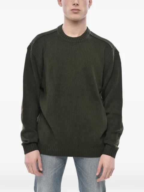 Paolo Pecora long-sleeve round-neck sweater Green 24IC1M0A072F0065334