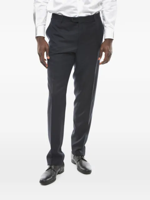 Corneliani Academy virgin wool trousers Blue 8352649118060001