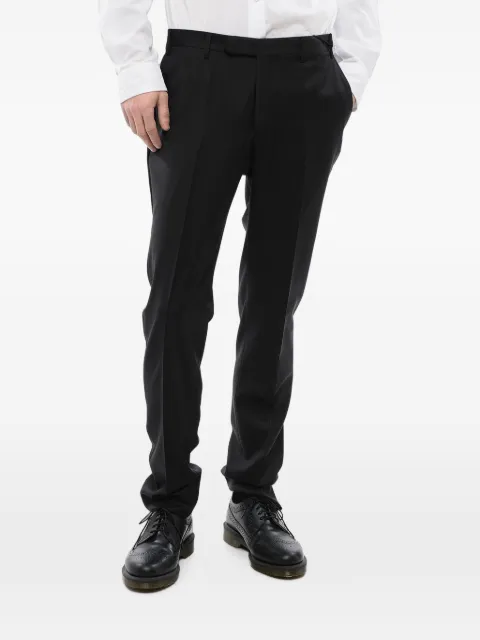 Corneliani virgin-wool tailored trousers Black 825Z2Z8838233020