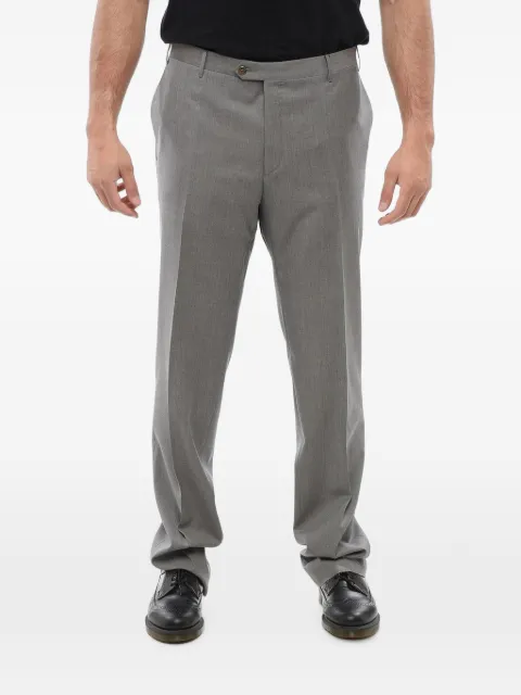 Corneliani Leader pressed-crease trousers Grey 8352639118150017