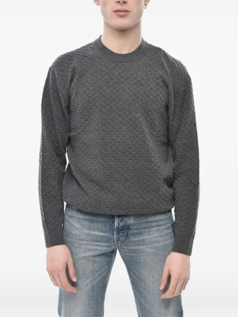 Paolo Pecora crew-neck sweater Grey 24IC1M0A062F0028995