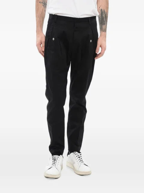 Corneliani pleated chino trousers Black 7347314173203028